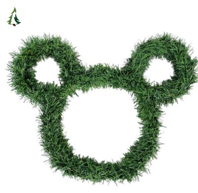 Рождественская гирлянда на дверь