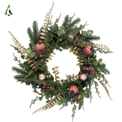 Couronnes de porte de Noël