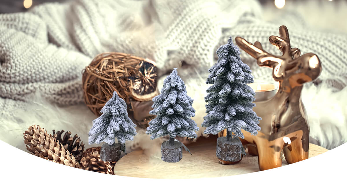 Árbol de Navidad nevado Árbol de Navidad nevado