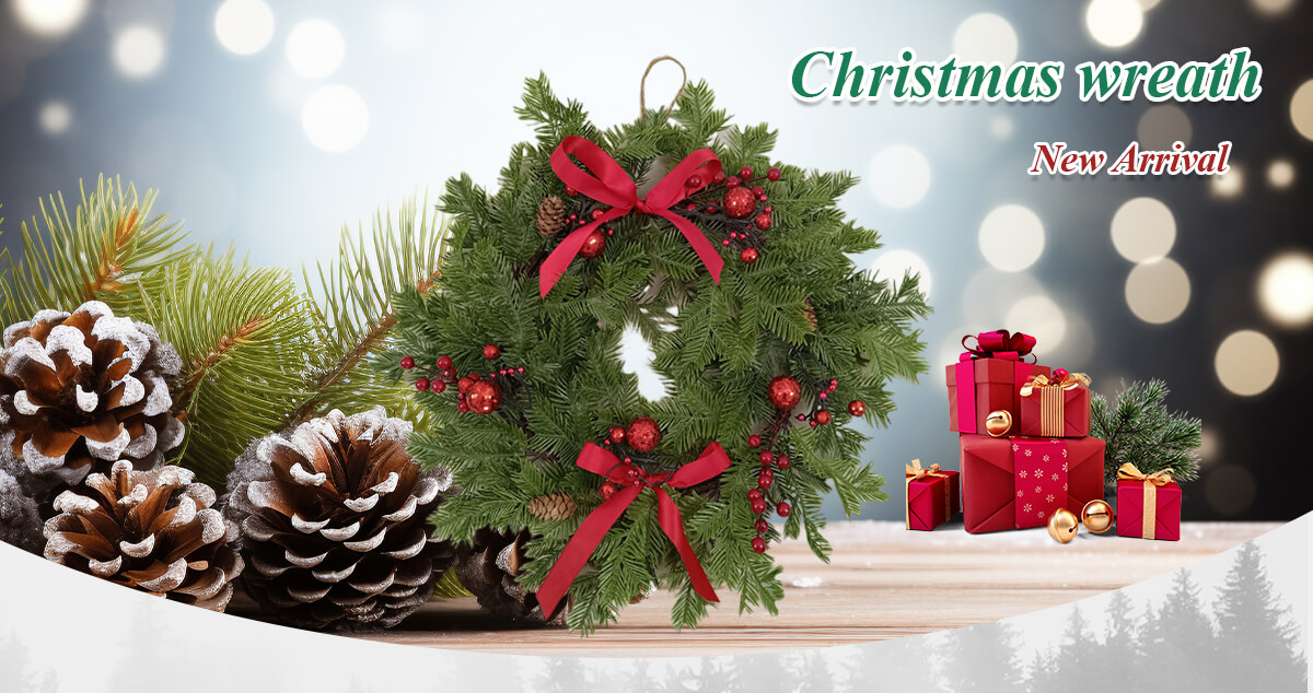 Corona con cinta roja