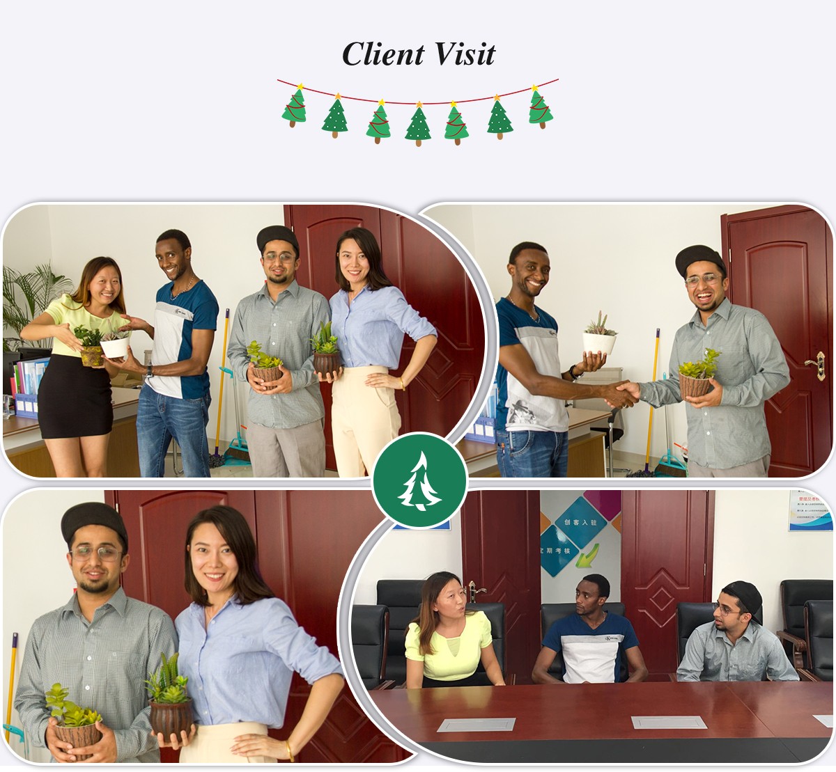 Christmas Queen Client Visit