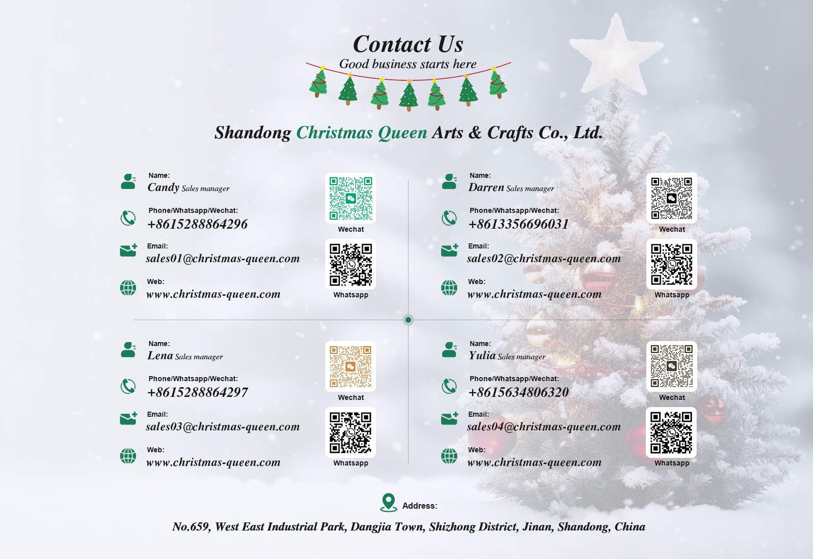 связаться с Рождественской королевой