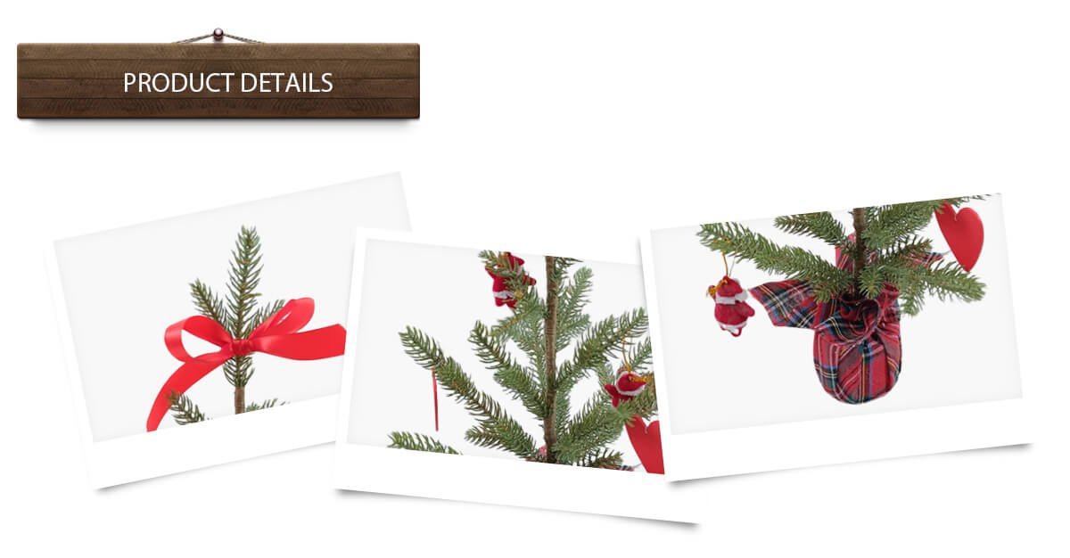 Árbol de Navidad de PE delgado