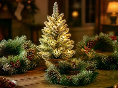Choose a Fresh Evergreen Wreaths Manufacturer for Taller Gift Scenes