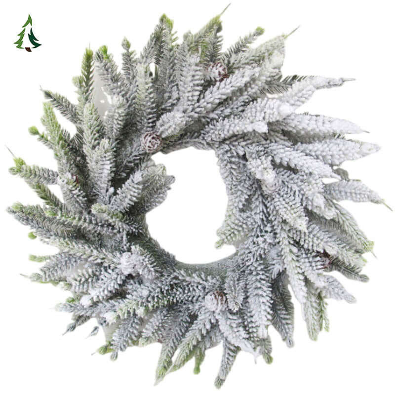 Corona navideña de muñeco de nieve Corona navideña de muñeco de nieve