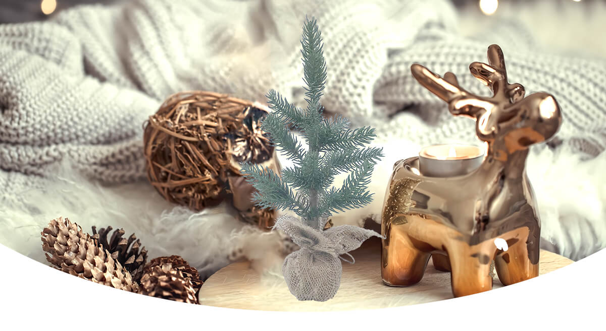 Faux sapin de Noël en PE