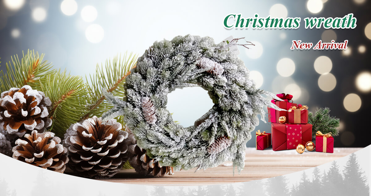 Беспроводной рождественский венок Беспроводной рождественский венок