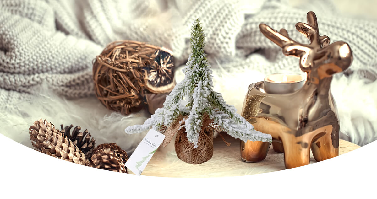 Arbre de Noël blanc à proximité de chez moi