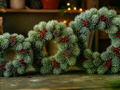 Plan Faux Pine Wreath Sizes Before Retail Listing