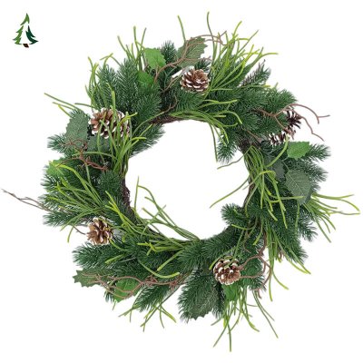 Причудливый рождественский венок