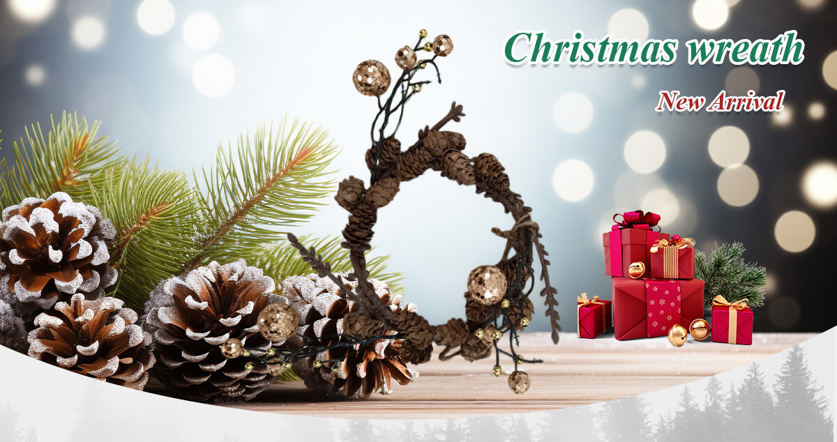 Рождественский сосновый венок Рождественский сосновый венок