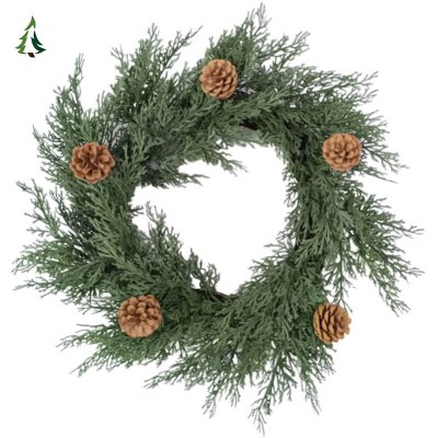 Couronnes de Noël à la maison