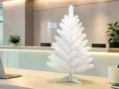 Source 52cm White Christmas Trees for Indoor Displays