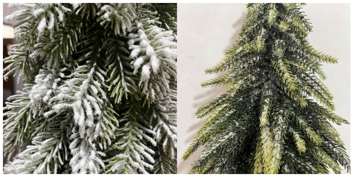 Guirnalda navideña de aspecto real Guirnalda navideña de aspecto real