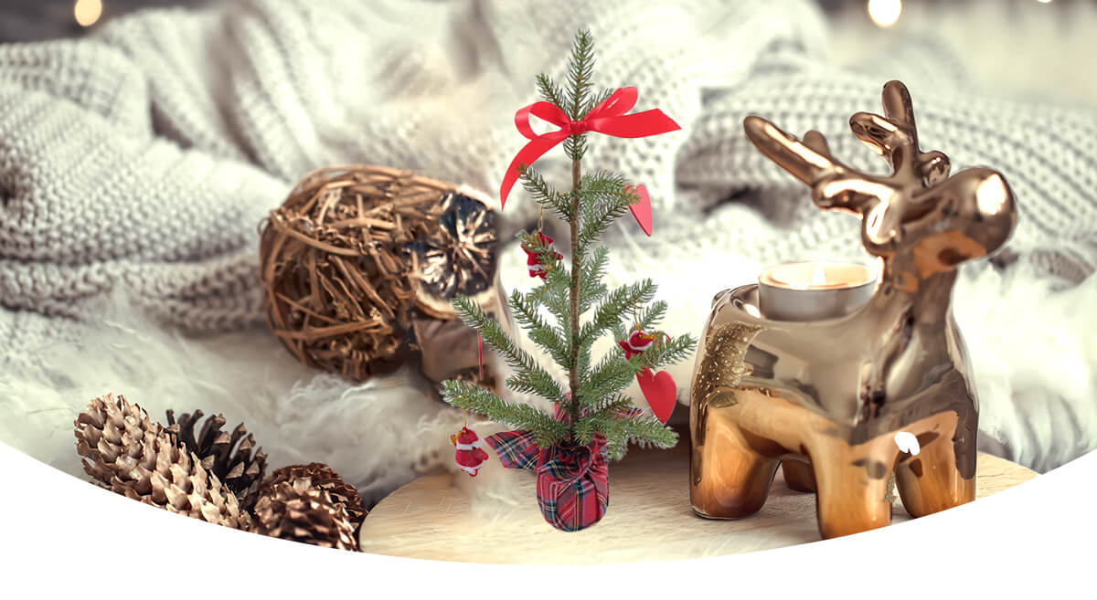 Árbol de Navidad de PE delgado