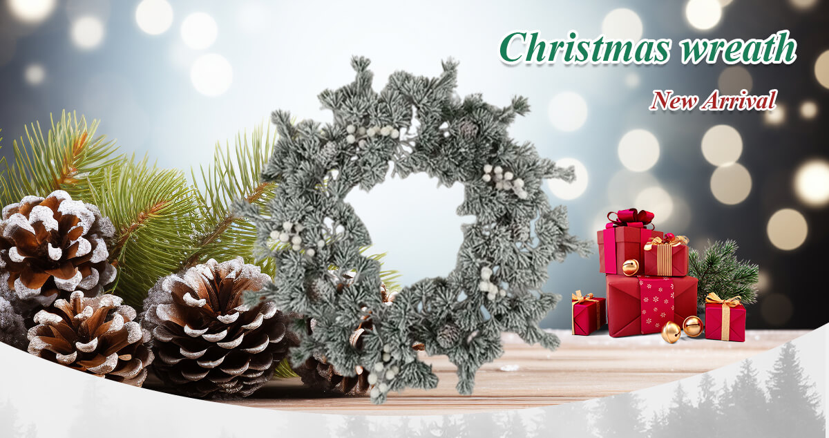 Couronnes de Noël fraîches Couronnes de Noël fraîches