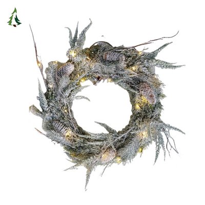 Las mejores coronas navideñas preiluminadas