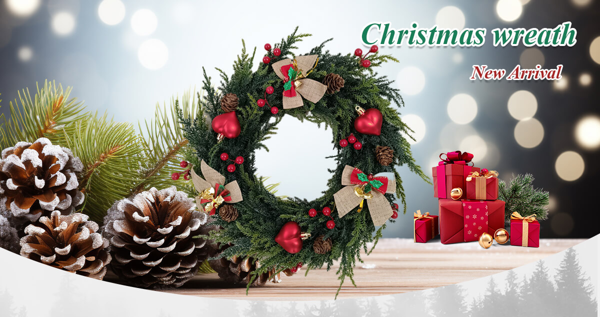Красочный рождественский венок