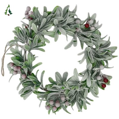 Corona de cedro artificial