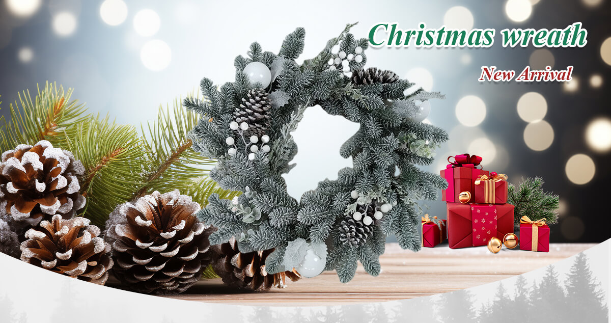 Couronnes de Noël fraîches Couronnes de Noël fraîches