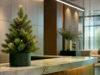 Faux Norfolk Pine Branches Manufacture Must Consider the Stand