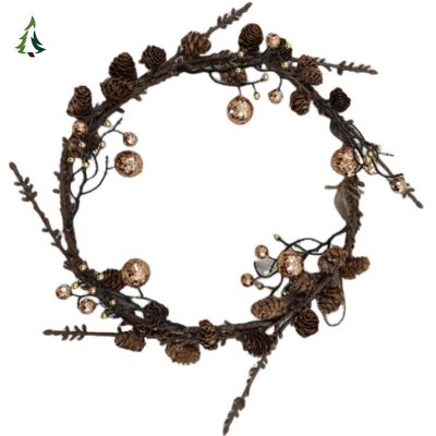 Минималистский рождественский венок