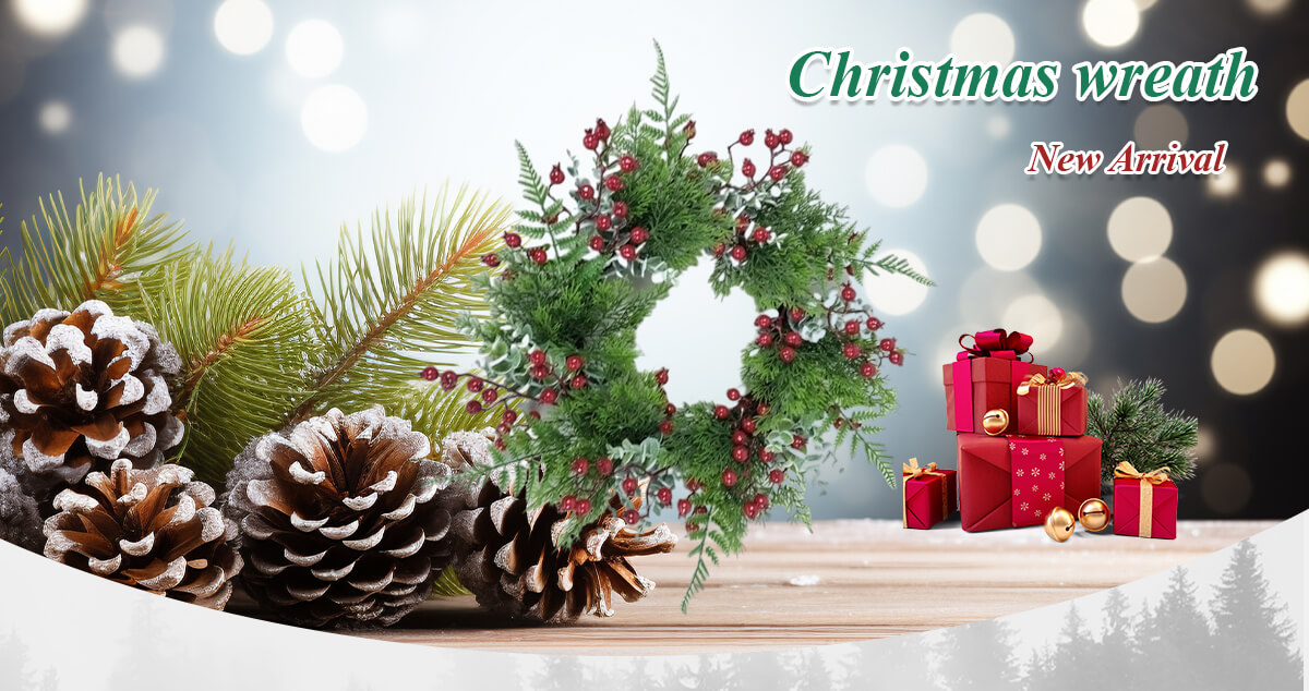 Рождественский венок 50см Рождественский венок 50см