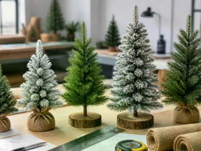 A Live Tabletop Christmas Tree Manufacturer Must Start With Size