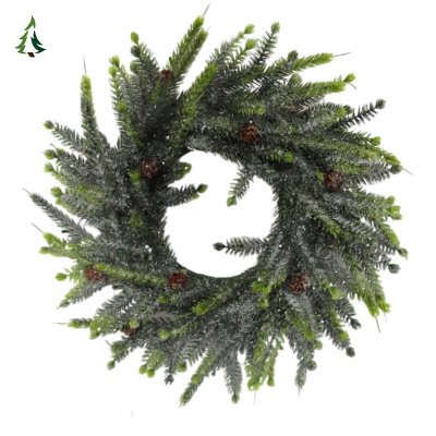 Coronas navideñas de Walmart