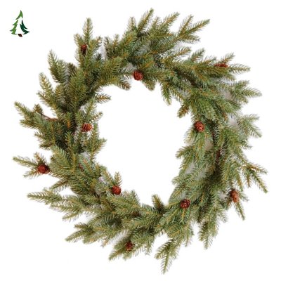 Coronas de adornos navideños