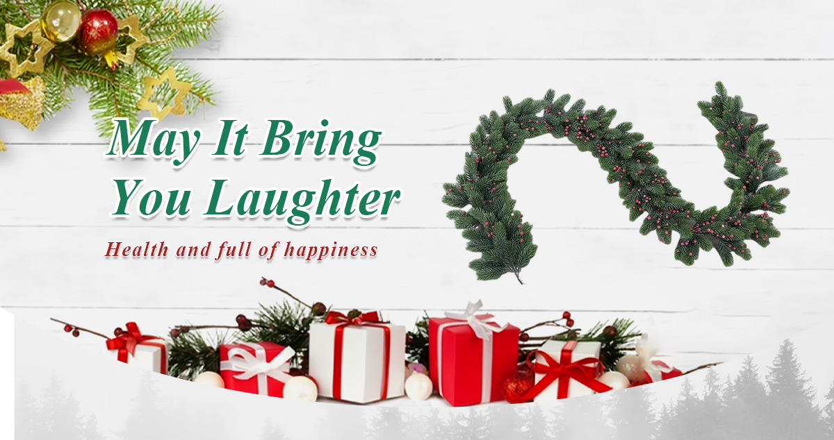 Guirnalda navideña más realista