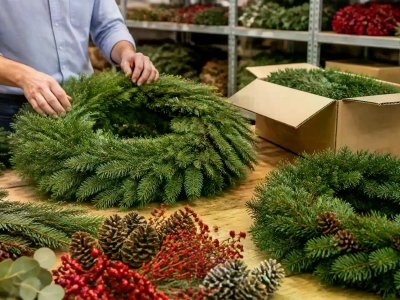 Pack Wreaths Right Before Judging Their Luxury Look