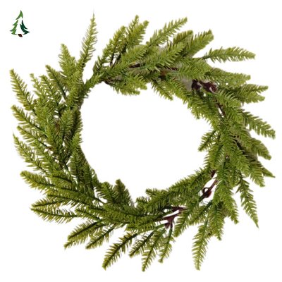 Рождественский венок из ивы