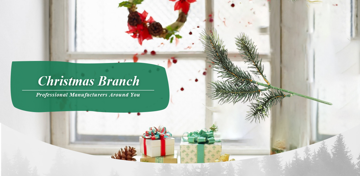 Поддельные вечнозеленые ветки