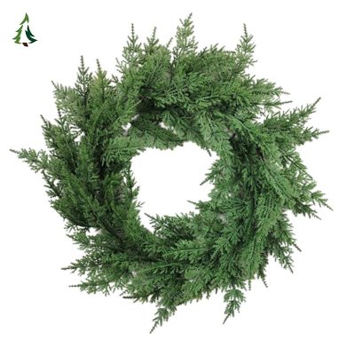 Corona navideña sencilla