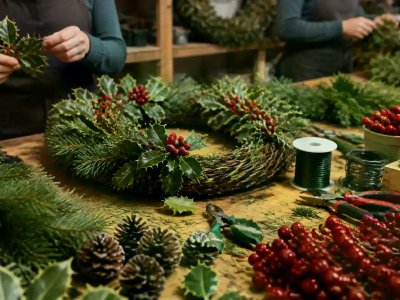 Make Artificial Holly Wreath Manufacture Easier To Audit