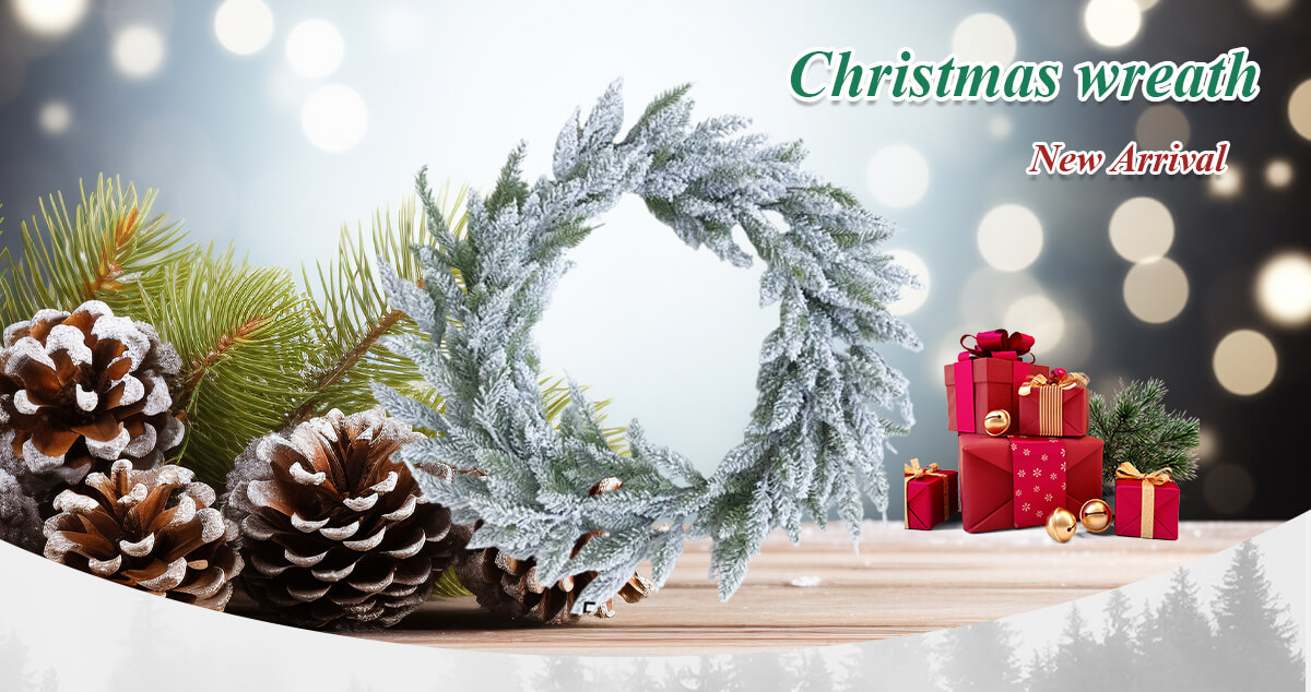 Искусственный кедровый венок