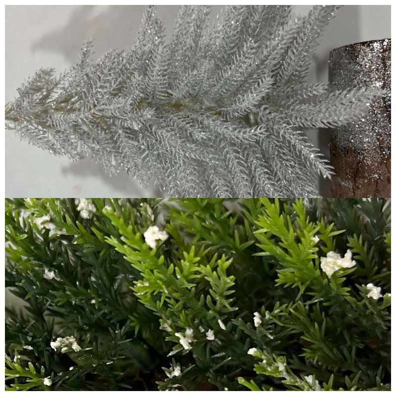 Kunstige nåletræsgrene