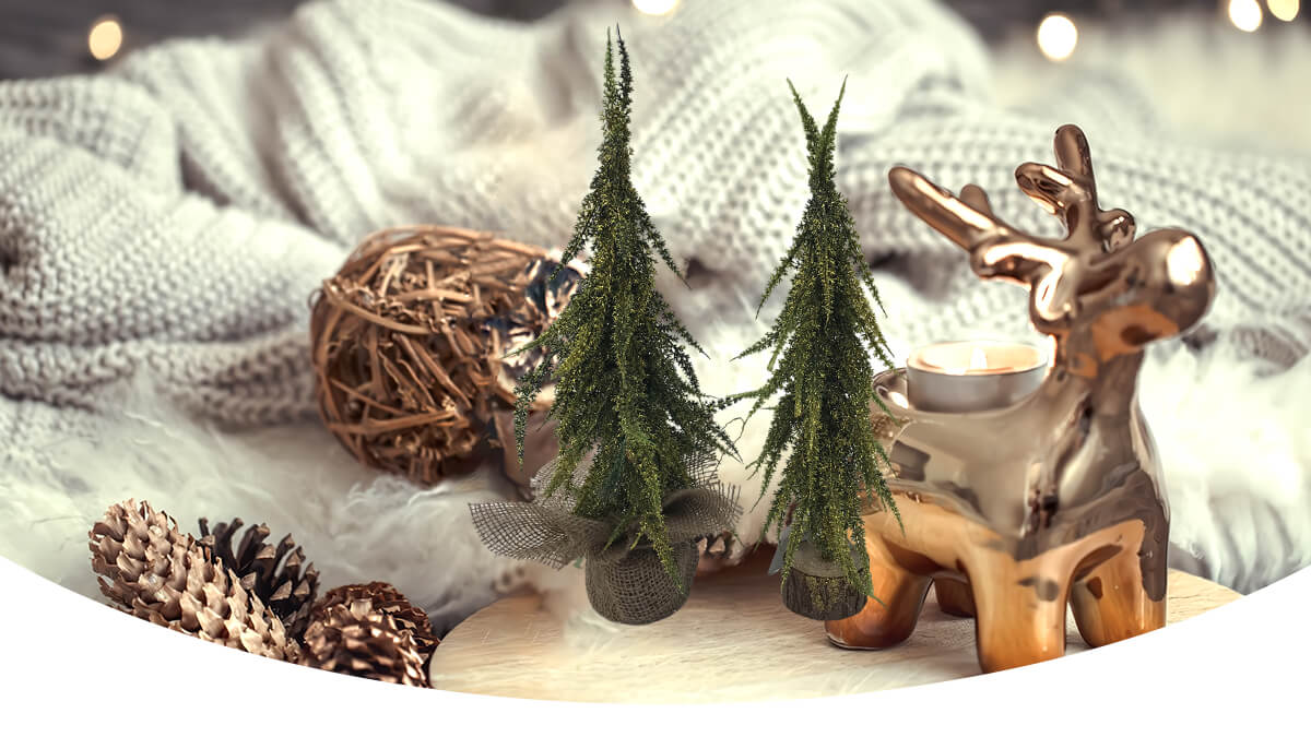 Árbol de Navidad con luz de hadas