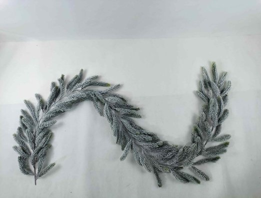 Apportez la magie de l'hiver à la maison – Nouvelle guirlande de Noël enneigée de 180 cm