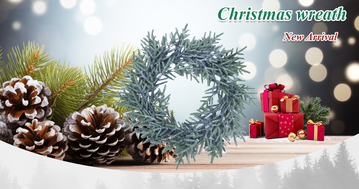 Couronne de Noël moderne