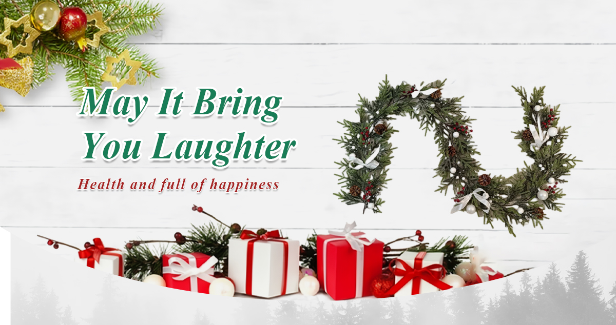 Décorations de rampe de Noël