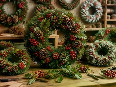 Separate Door And Table Wreath Orders Before Bulk Buying