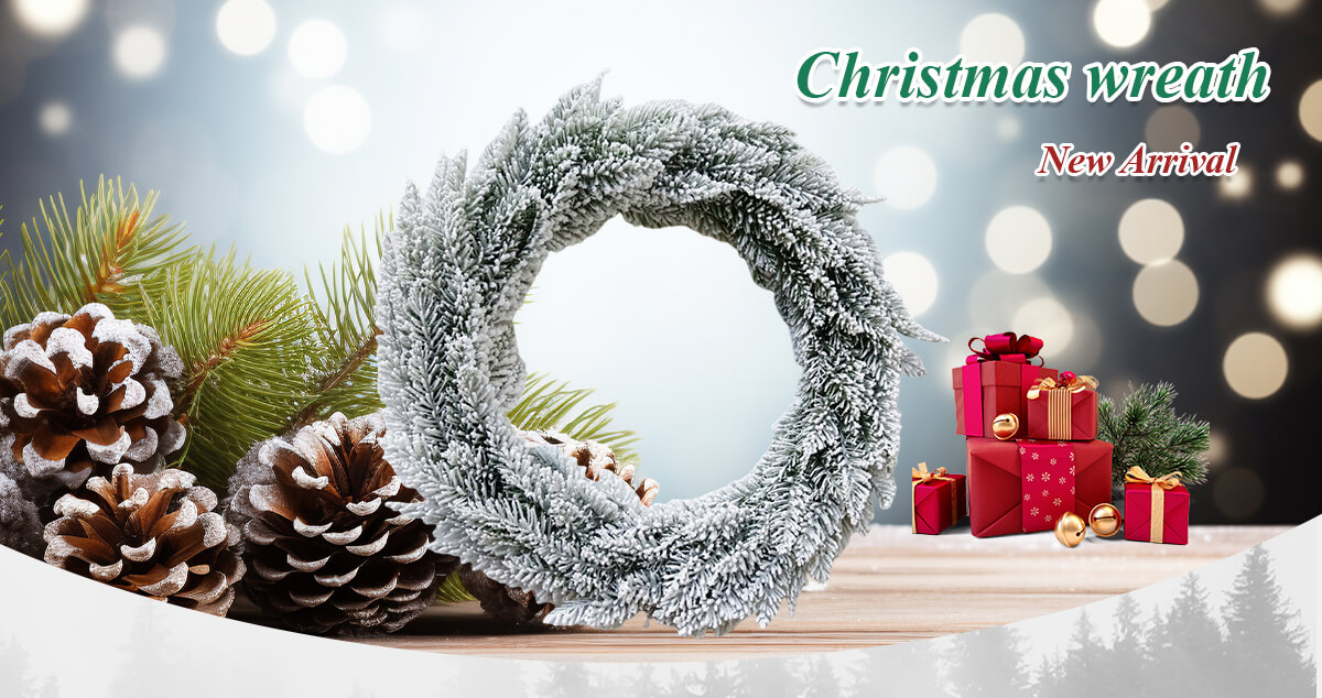 Corona navideña colorida Corona navideña colorida