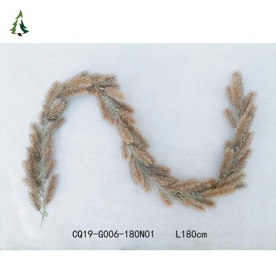 Guirnalda De Oro Rosa Navidad