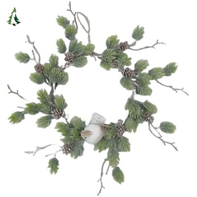 Couronnes de flocons givrés