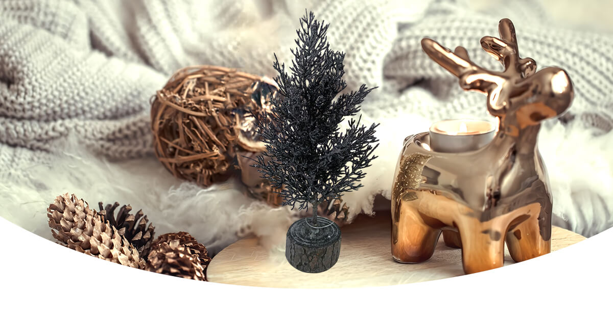 Todo el árbol de Navidad negro Todo el árbol de Navidad negro